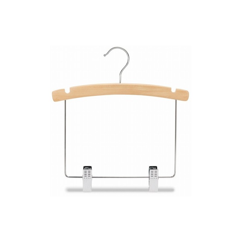 Children's 12 White Wood Hanger - Hangers - Children's Hangers - Children's  Top Hangers