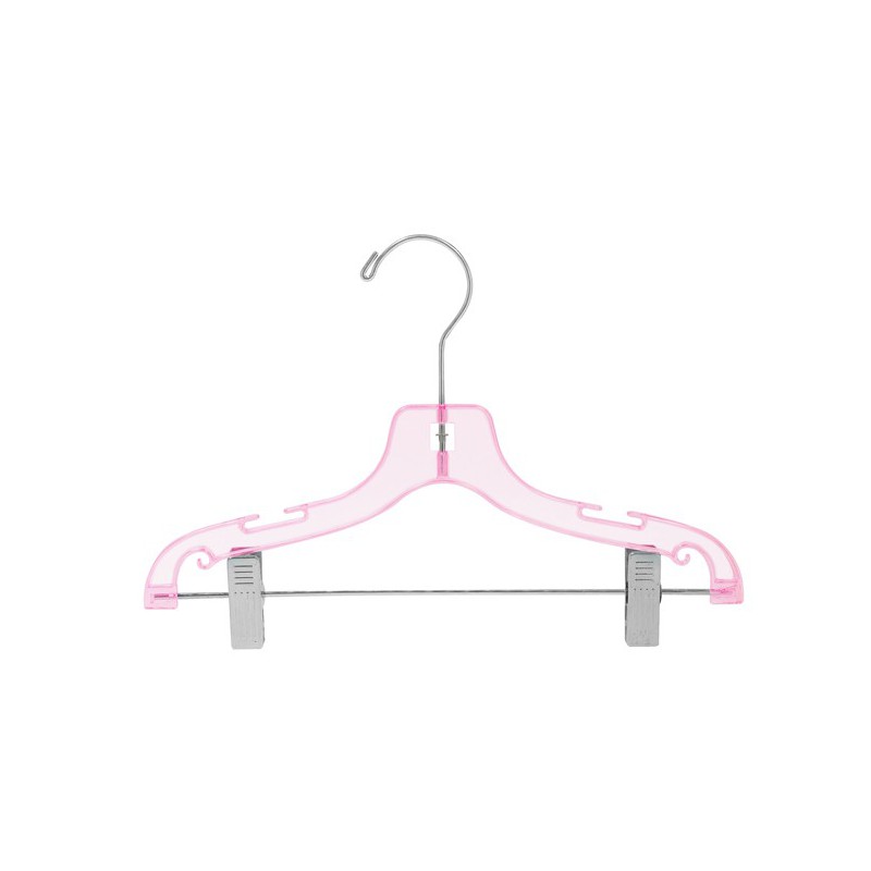 12 Satin Children's Hangers w/Clips (Pink)  Product & Reviews - Only  Hangers – Only Hangers Inc.