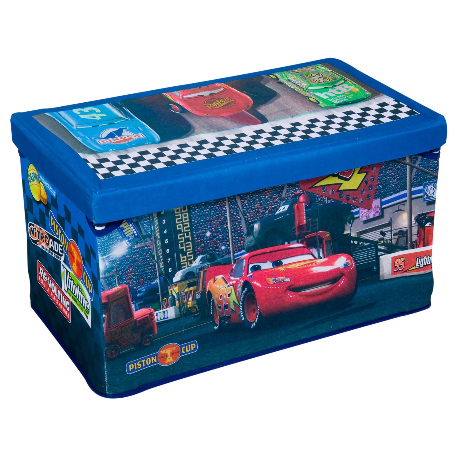 cars wooden toy box